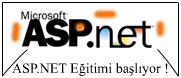 ASP.NET Eğitimi Başlıyor !