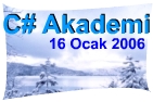 C# 2.0 Akademi 16 Ocak'ta başlıyor!