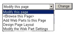 WebPartPageMenu kontrolü