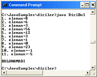 Binarysearch Program Java